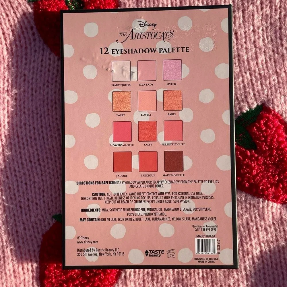 Disney The Aristocats Marie eyeshadow palette